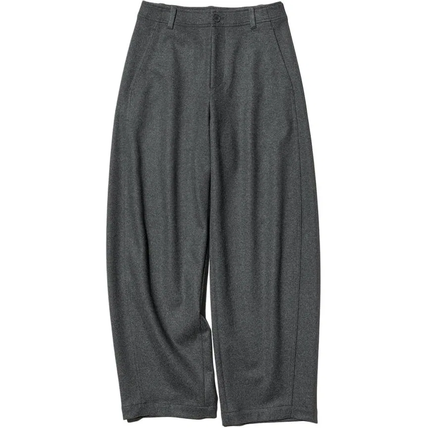 Женские брюки повседневные прямого кроя, темно-серые, UNIQLO