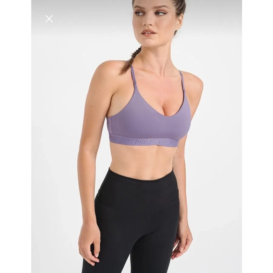 Спортивный бюстгальтер Nike Training Sports Mor FD1062-509, Фиолетовый — фото 2