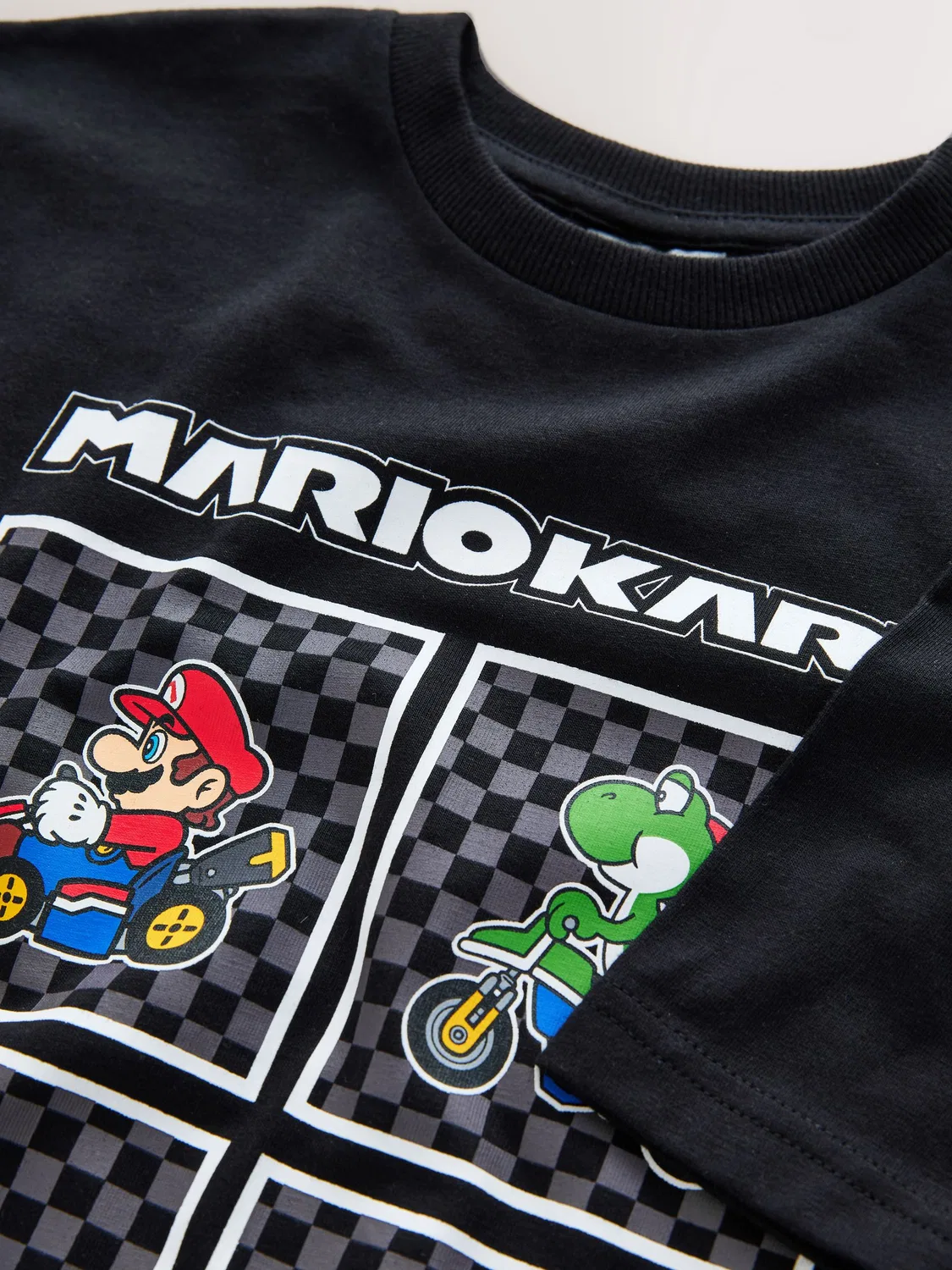 Футболка с принтом Mario Next, черный — фото 4