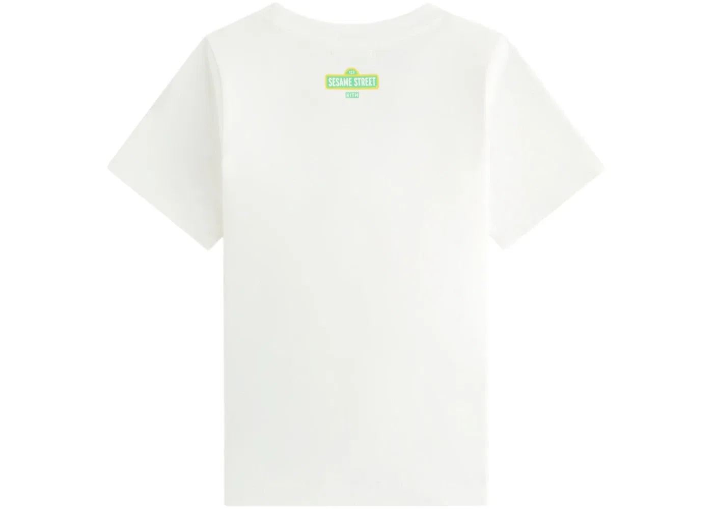 Детская футболка с принтом Kith x Sesame Street Kids Group Hug Tee, White — фото 2