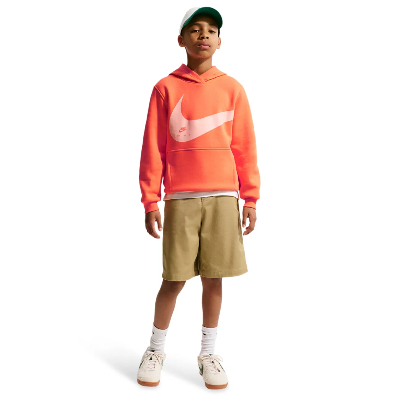 Футболка для мальчиков KSW Club Branded NRG Nike, цвет Arctic Orange/Turf Orange — фото 3