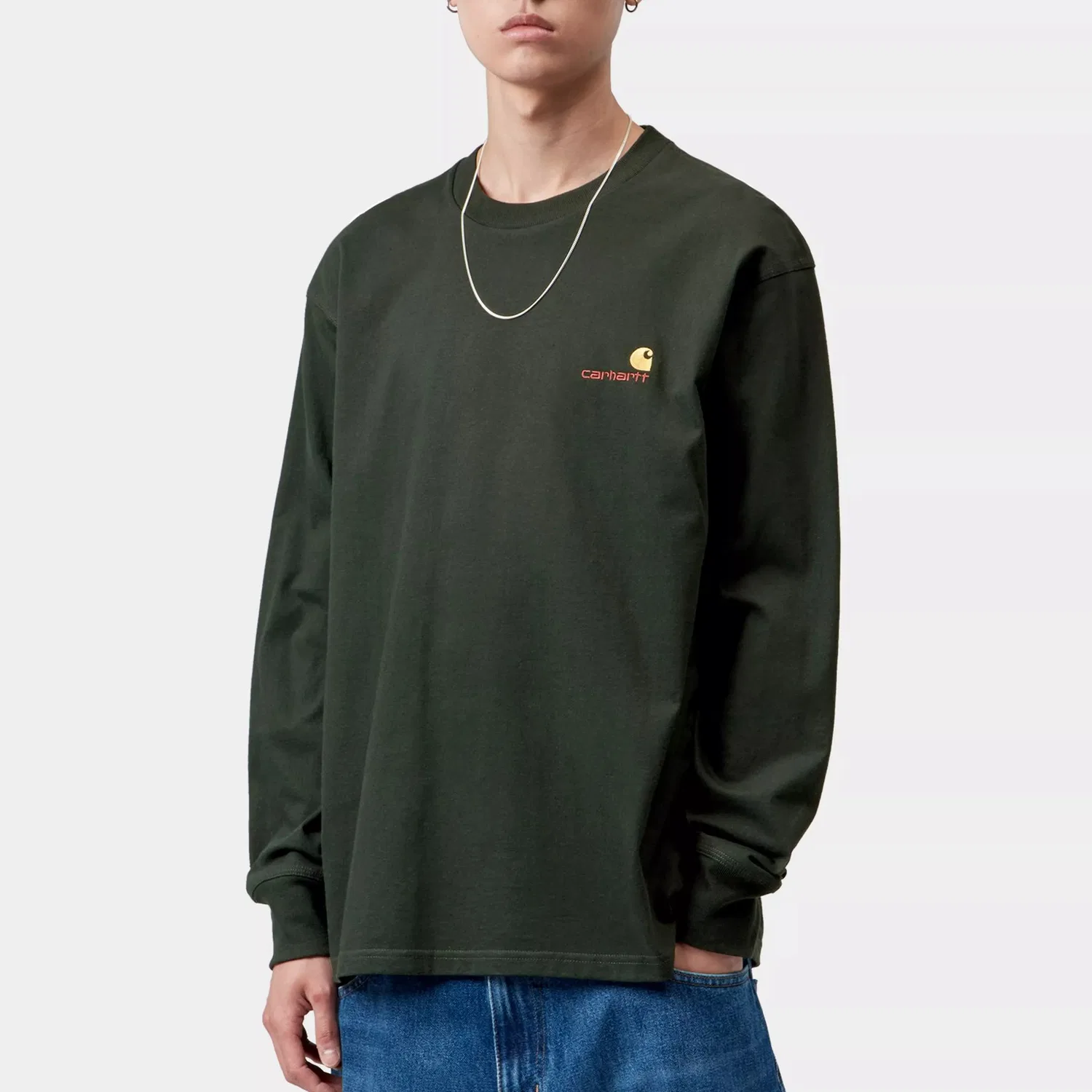 Детская футболка с круглым вырезом Crow Carhartt WIP, Crow — фото 4