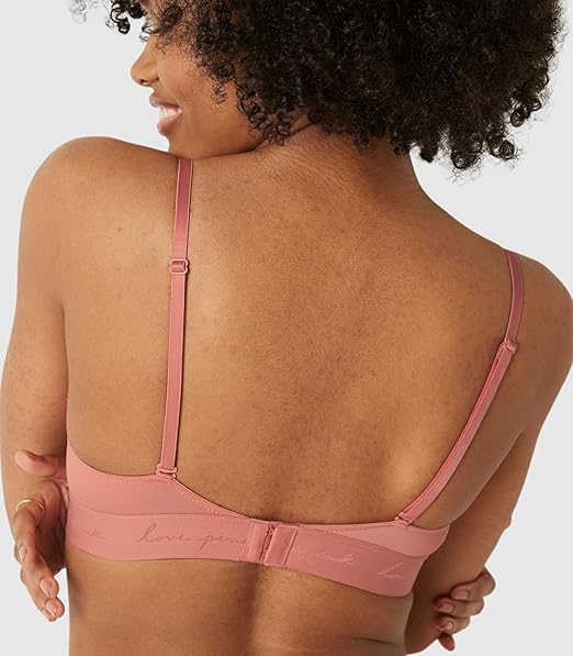 Бюстгальтер Victoria's Secret Women's Pink Wear Everywhere Lightly Lined Wireless, розовый — фото 3