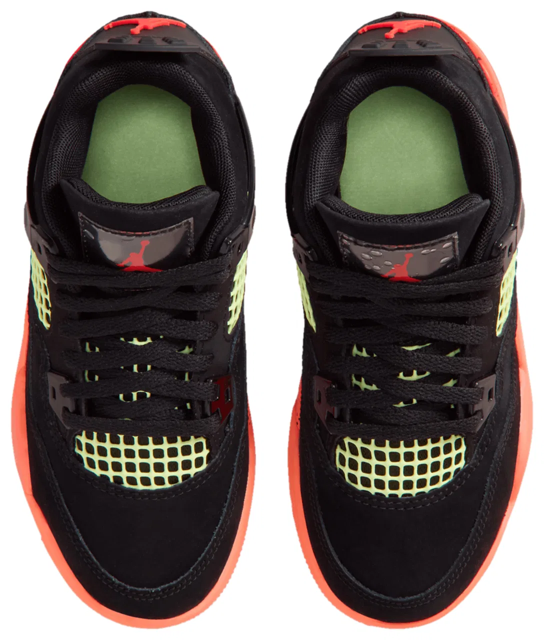 Кроссовки для мальчиков баскетбольные Jordan Retro 4, цвет Red/Black/Orange — фото 4