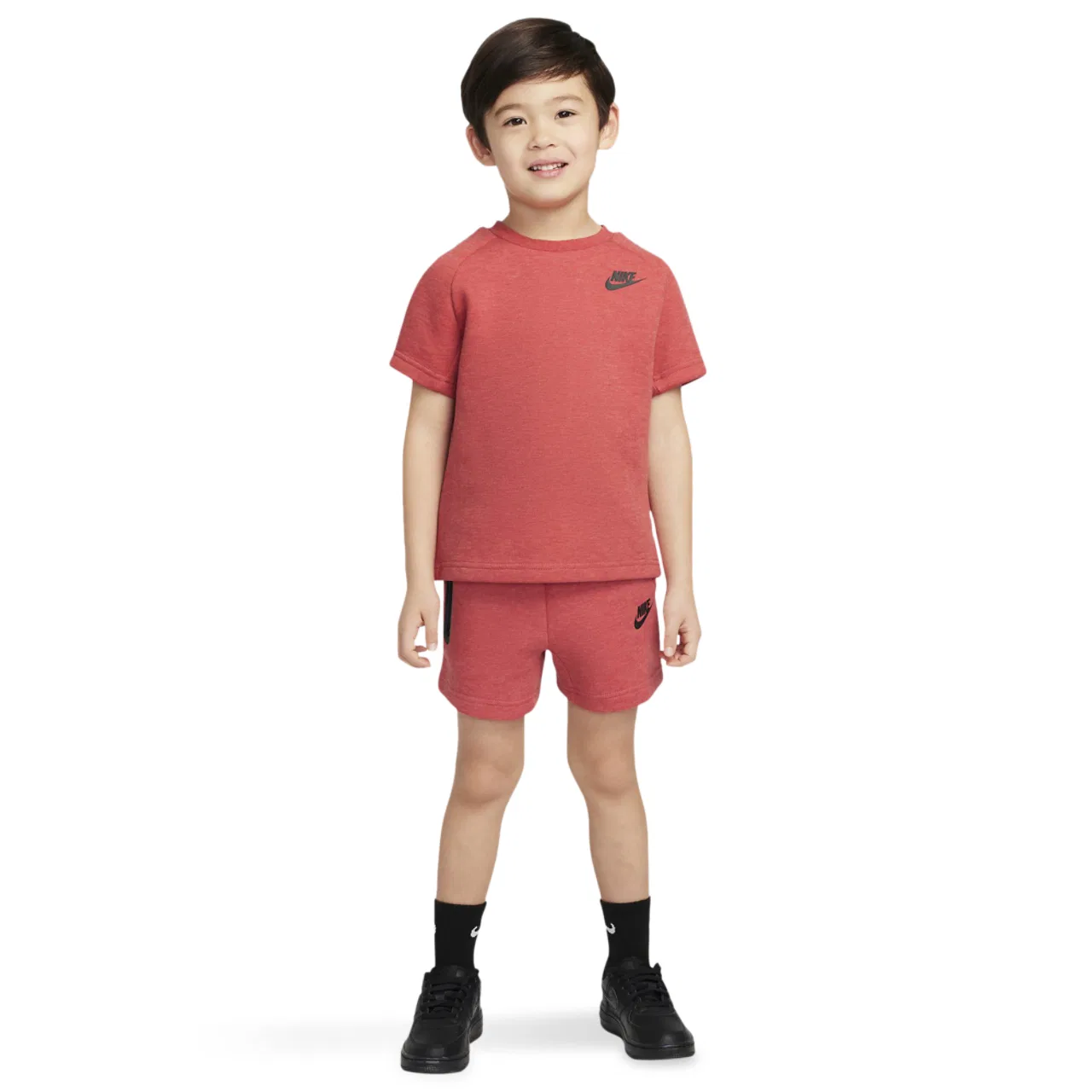 Детский комплект для мальчиков Tech Fleece Nike, цвет Light University Red/Light University Red