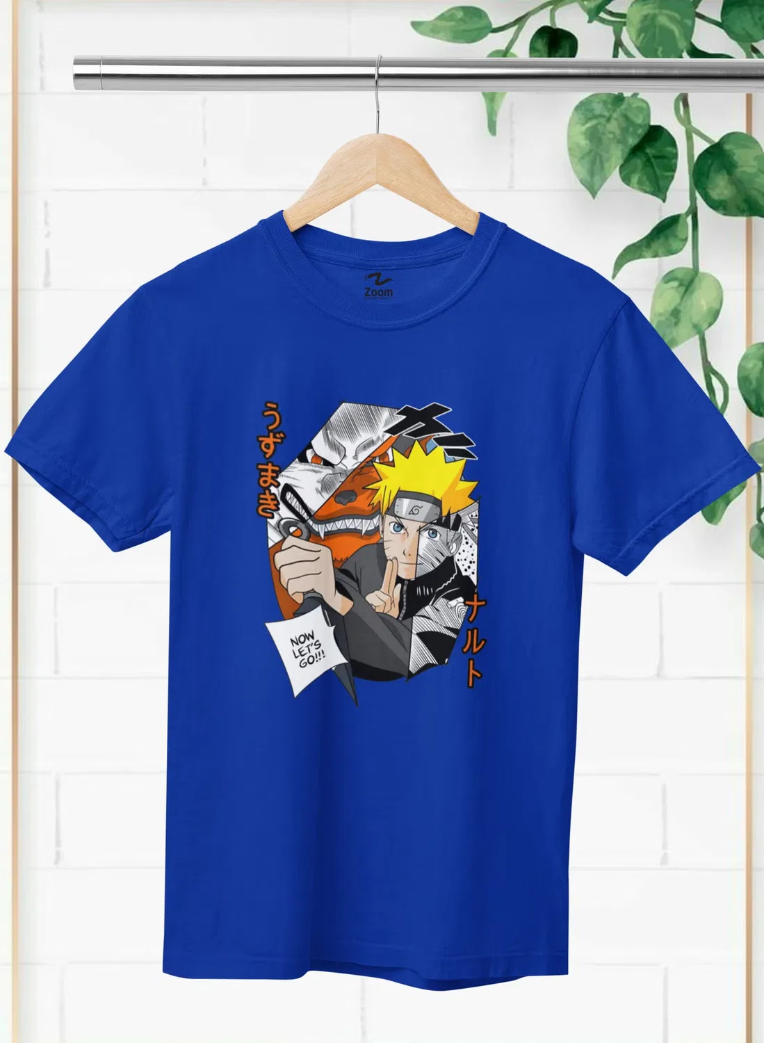 Футболка с принтом Naruto, Sonic Blue, Zoom