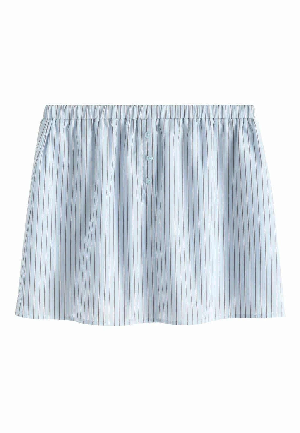 Стандартный крой - мини-шорты - юбка А-силуэта Next, Blue Brown Stripe