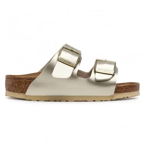 Детские сандалии-флипфлопы с двумя ремешками Arizona Kids BF Birkenstock, Gold