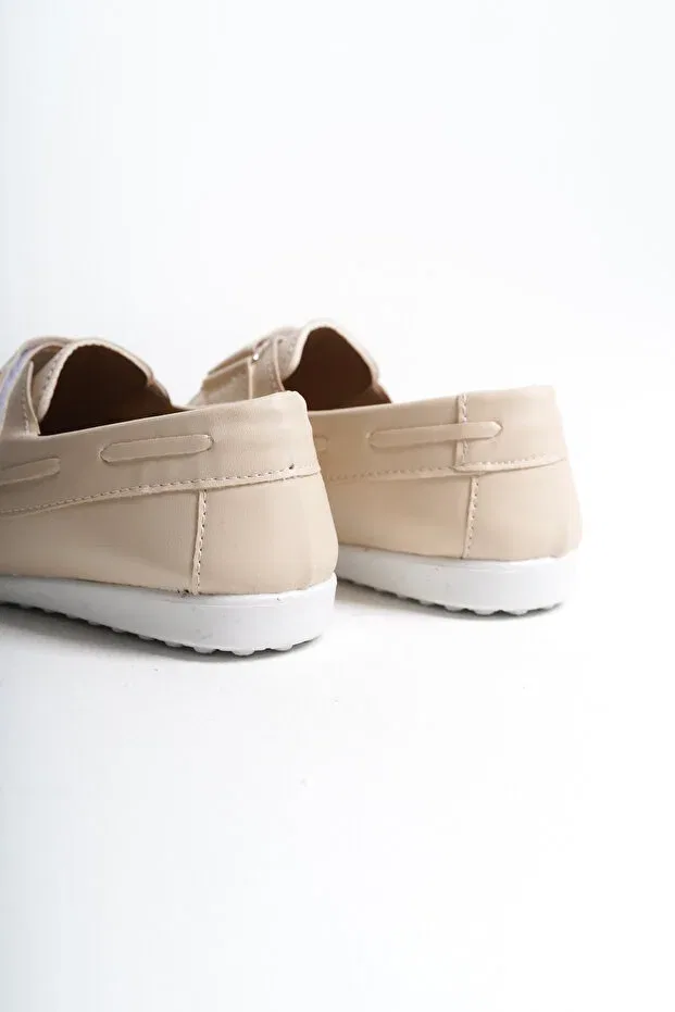 Детские туфли для мальчиков ортопедические Mokka Shoes Ortopedik, Nude Color — фото 3