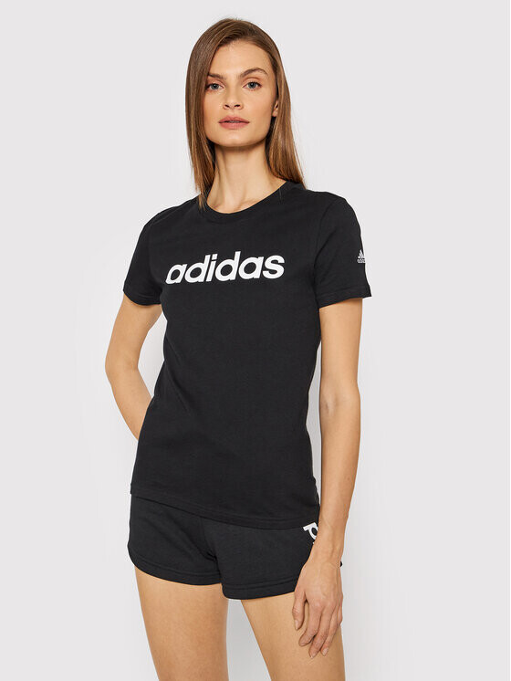 

Футболка узкого кроя Adidas, черный
