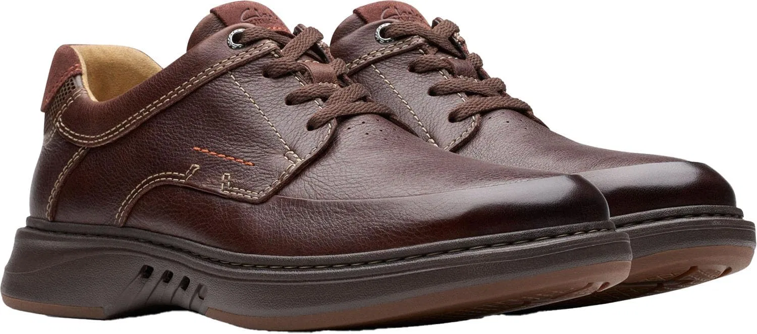 Clarks - Мужские туфли на шнуровке Un Briley, 2-Mahogany Leather — фото 4