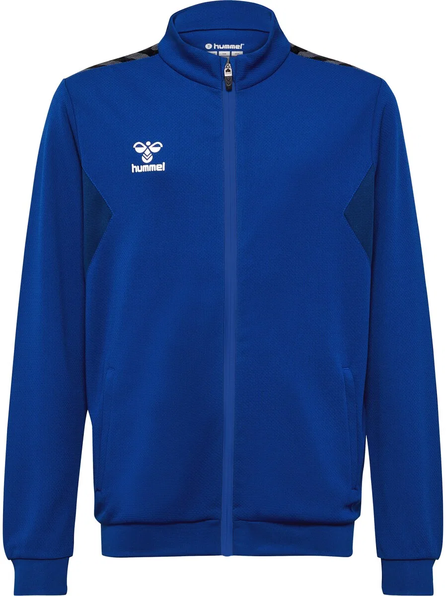 Толстовка на молнии Hummel Athletic 'Authentic' в кобальтово-синем цвете