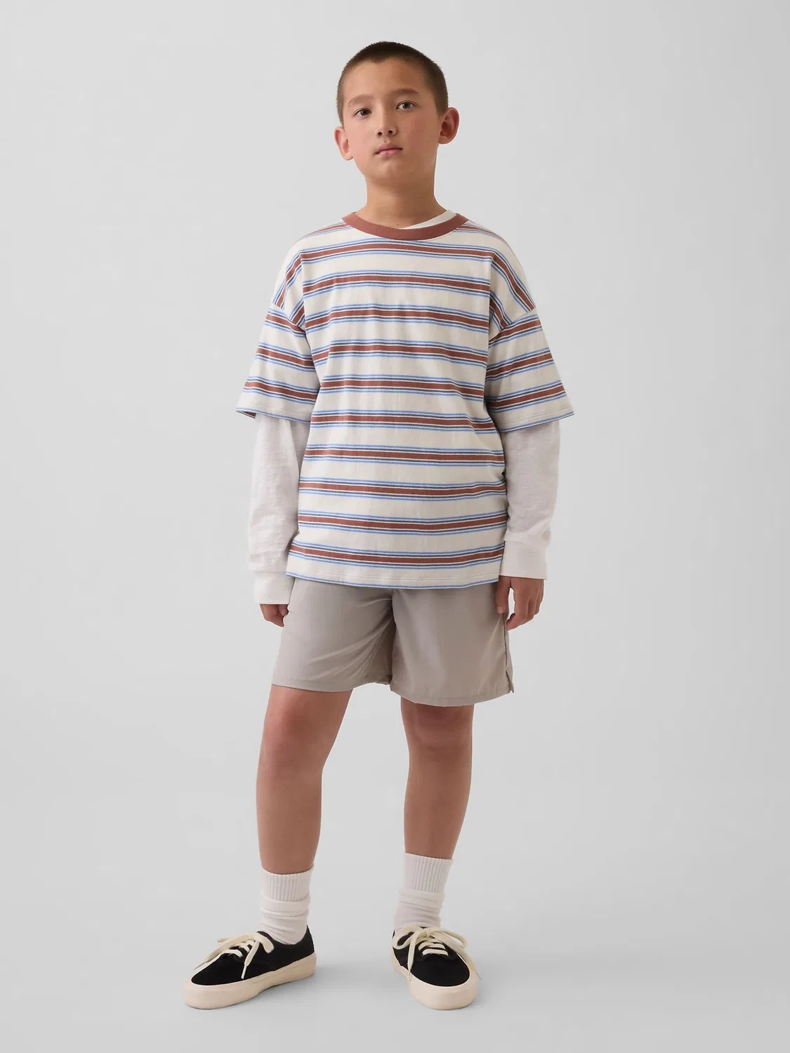Шорты быстросохнущие Gap Grey, серый — фото 3