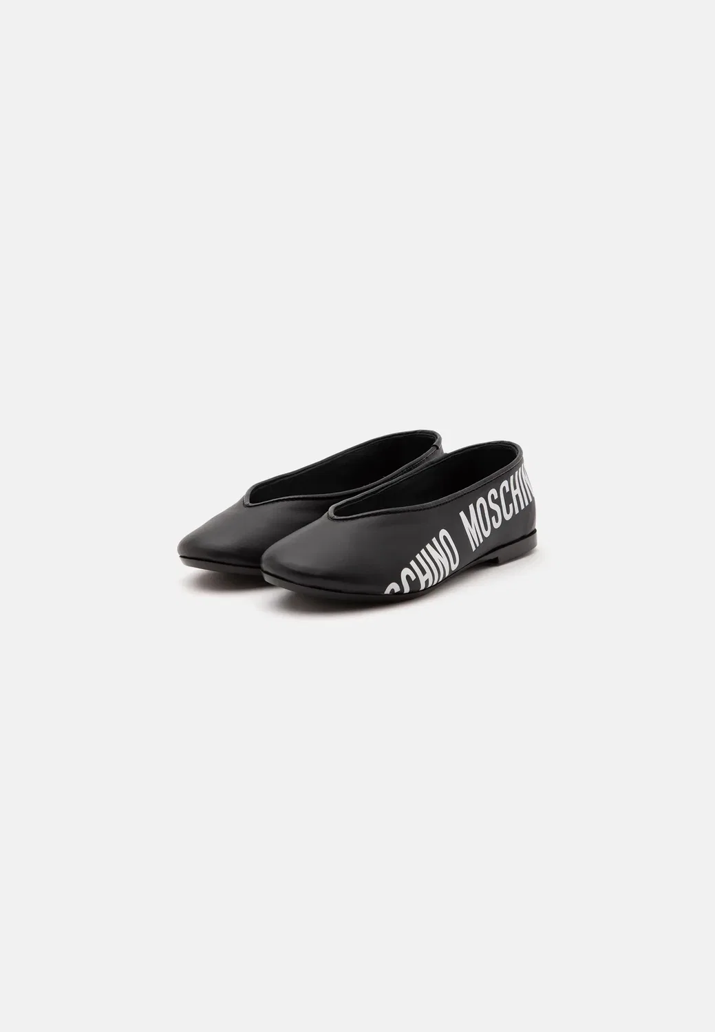 Балетные туфли Moschino, Black/White — фото 2