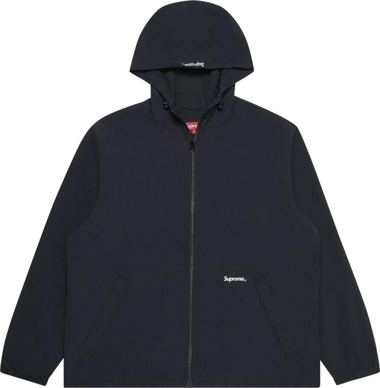 

Куртка Supreme Reflective Zip Hooded Jacket 'Black', черный
