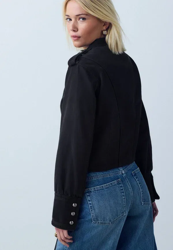 Джинсовая куртка Military Jacket Next, черный — фото 3