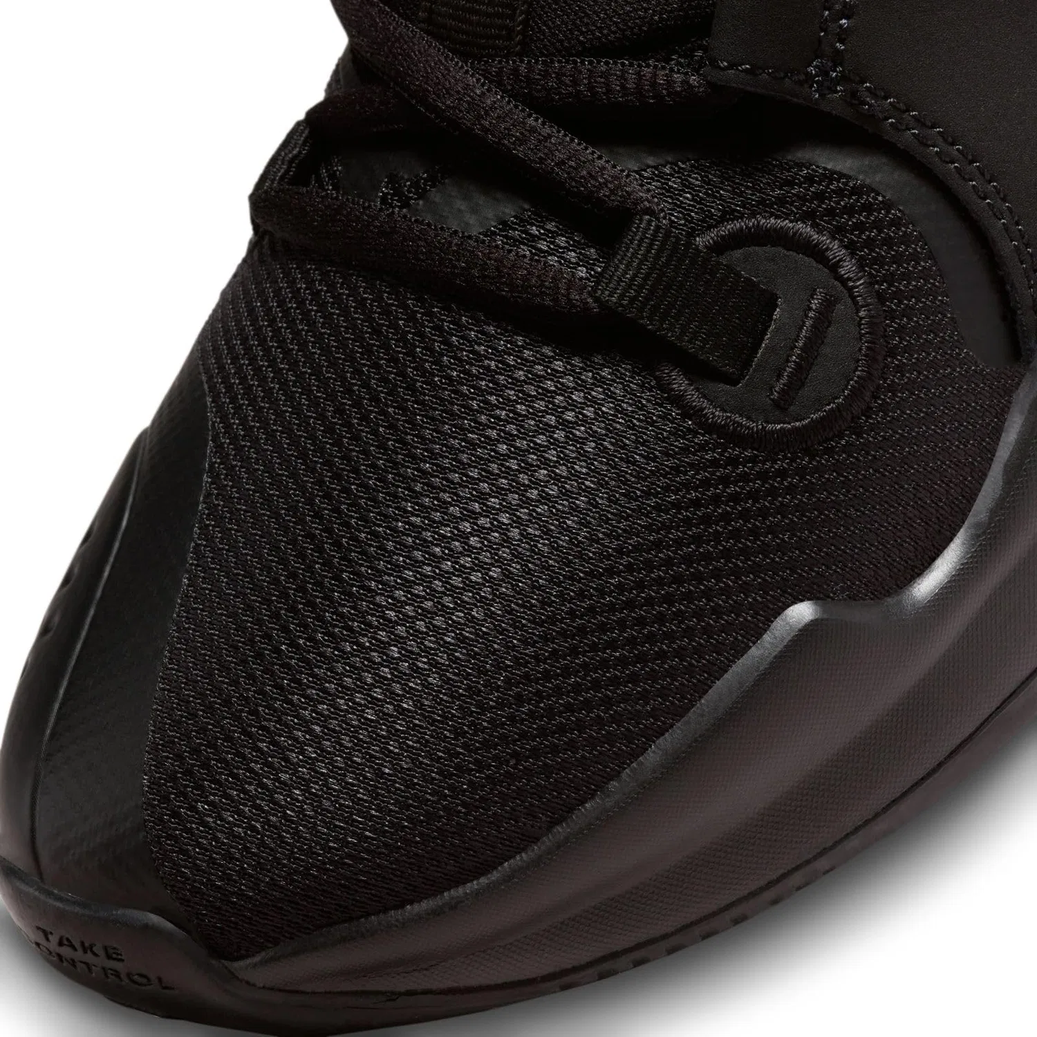 Детские кроссовки для мальчиков баскетбольные Air Zoom Crossover 2 NIKE, Black Anthracite Bright Crimson Tint — фото 4