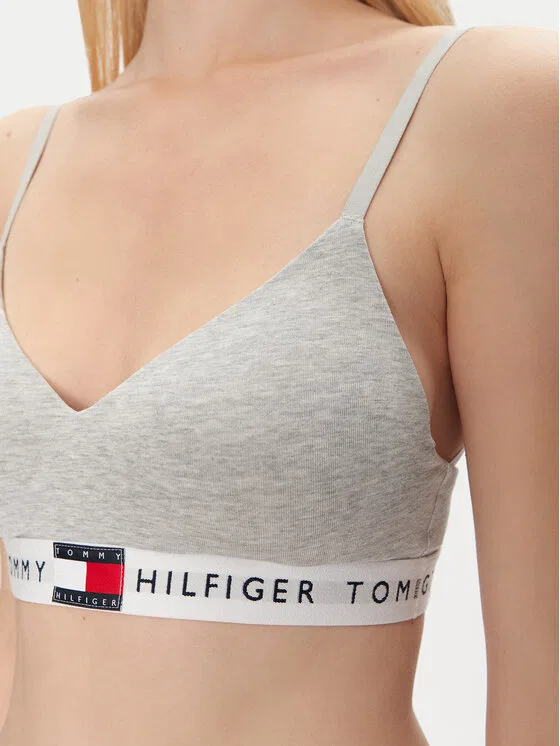 Бюстгальтер-бралетт Tommy Hilfiger, серый — фото 4