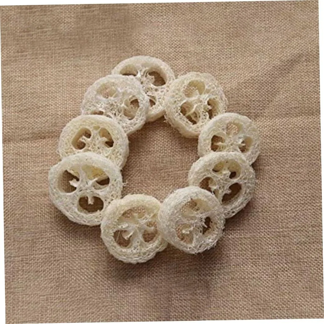 Люфа для мыла, 50 шт, PINFANSHIJIE, 6-8 см, White