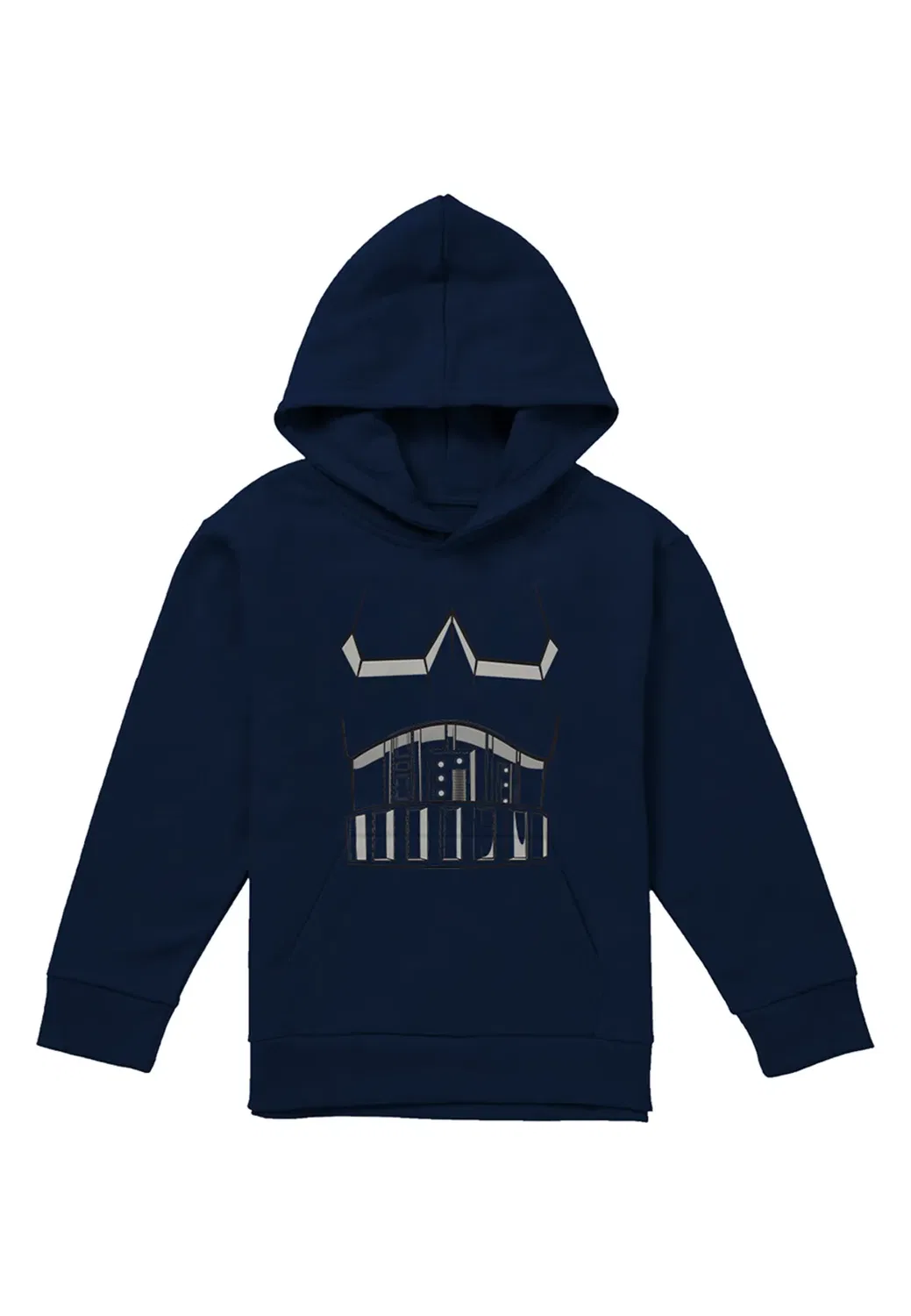 Детский худи с принтом Star Wars Stormtrooper Costume Youth Kids Pull-Over, Disney, Navy