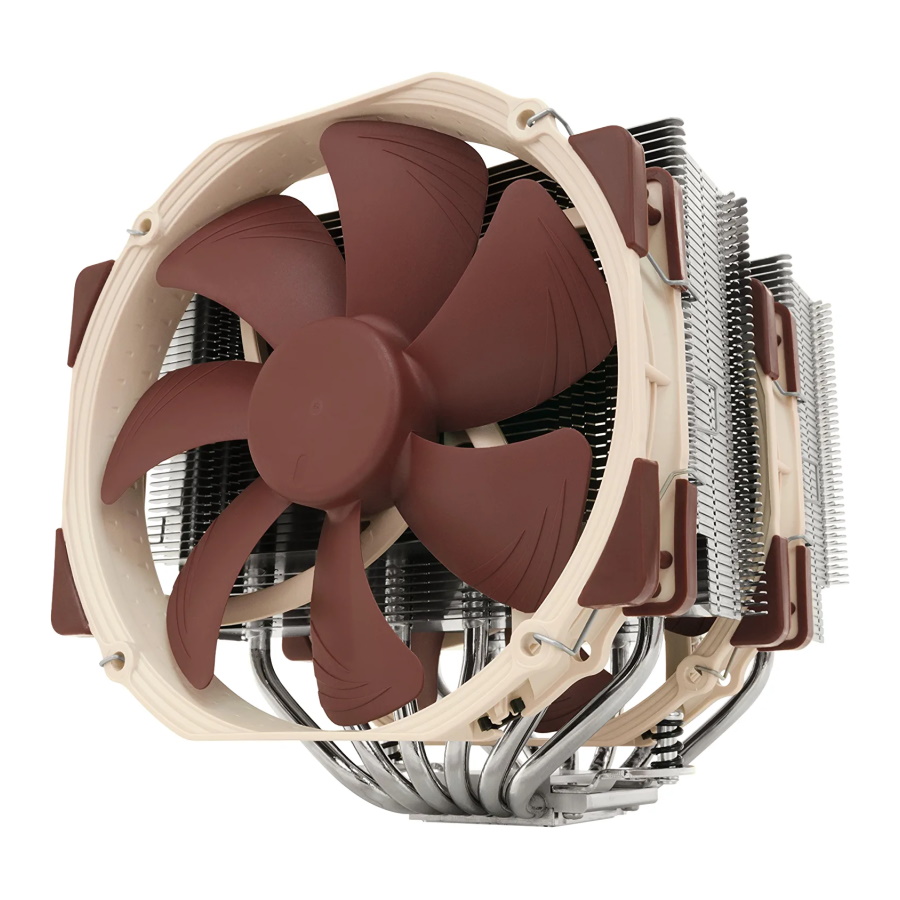 Кулер для процессора Noctua NH-D15 SE-AM4, коричневый - фото