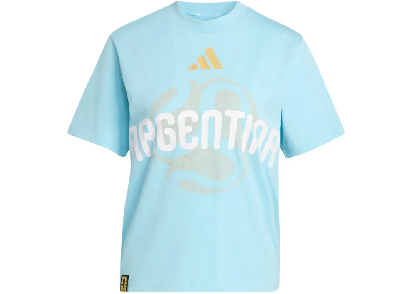 Женская футболка с принтом Adidas T-Shirt, Icey Blue
