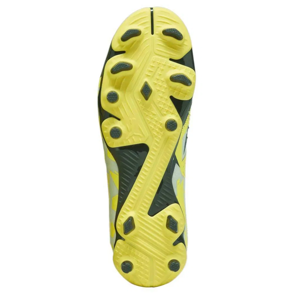 Детские футбольные бутсы FUZIONFIT360 Future Match Fg/Ag Jr PUMA, Gray Asphalt Yellow Blaze — фото 3