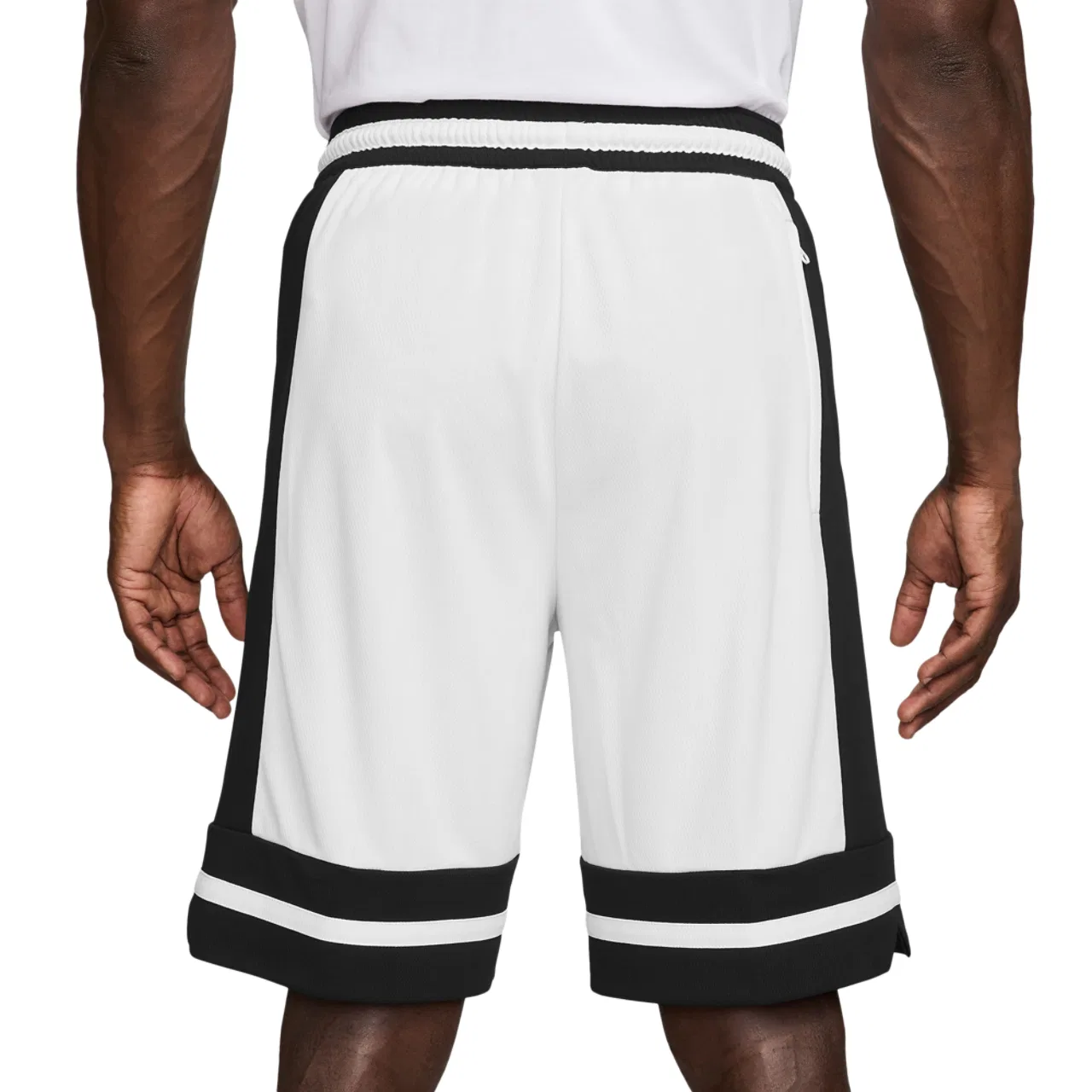 Мужские баскетбольные шорты с влагоотводящей технологией Dri-FIT GM Classic 10 Nike, белый/черный — фото 2
