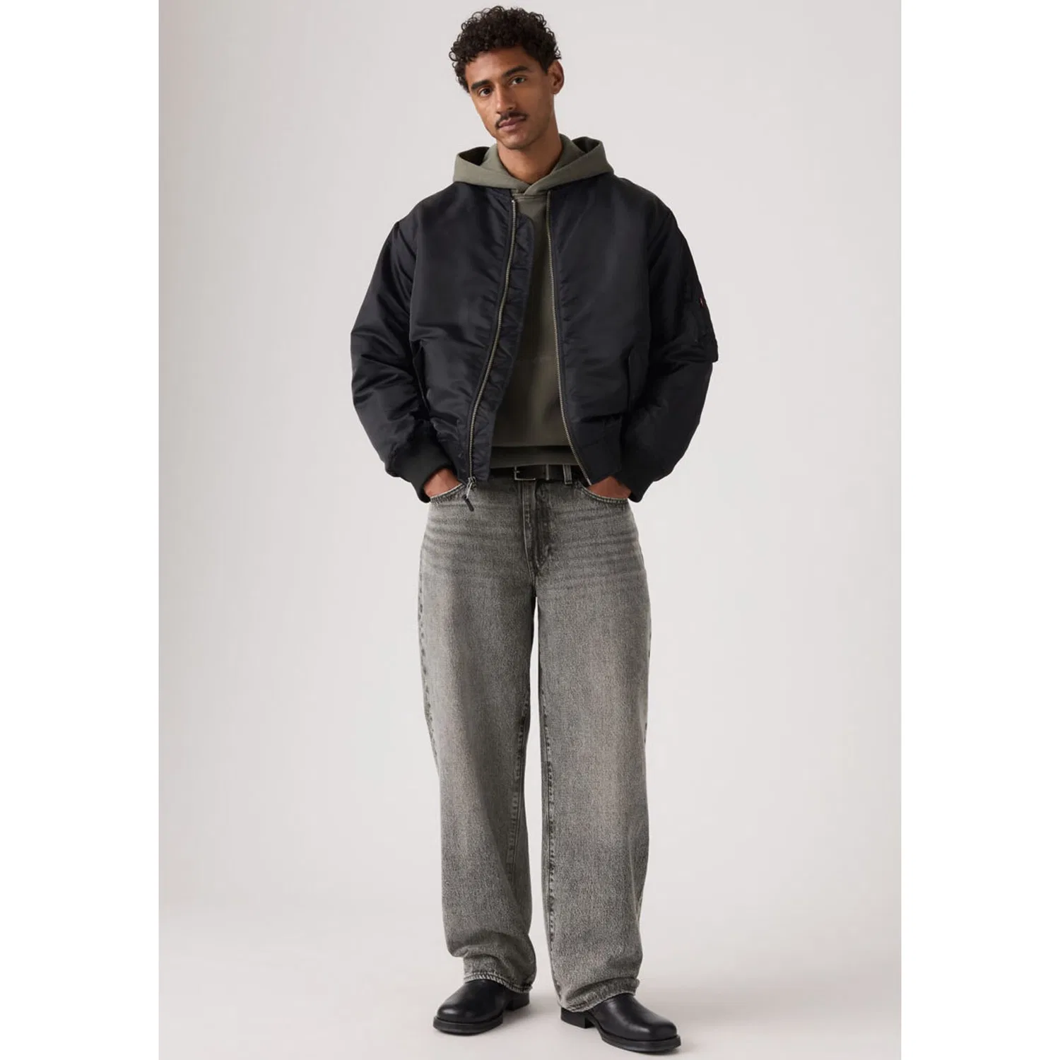 Мужские джинсы свободного кроя 578 BAGGY Levi's, Grey Nights — фото 4