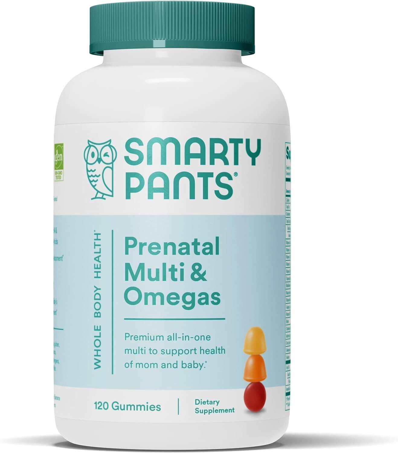 

Комплекс для женщин SmartyPants Prenatal Multivitamin & Omegas, 120 жевательных таблеток