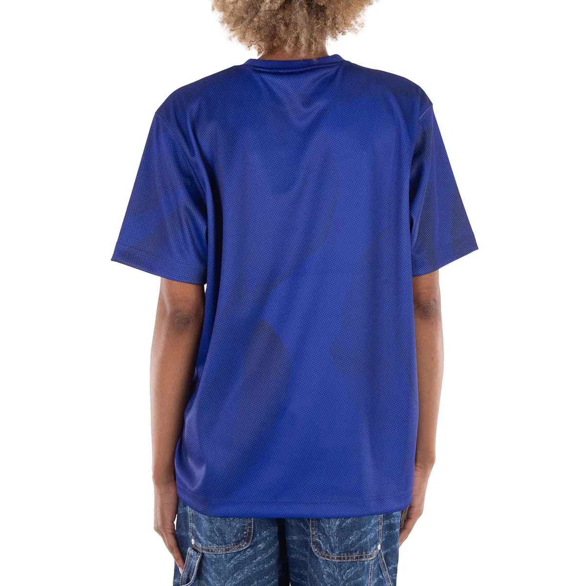 Футболка с круглым вырезом и принтом розы Crew Neck Rose Print T-Shirt Burberry, Knight Ip Pattern — фото 3