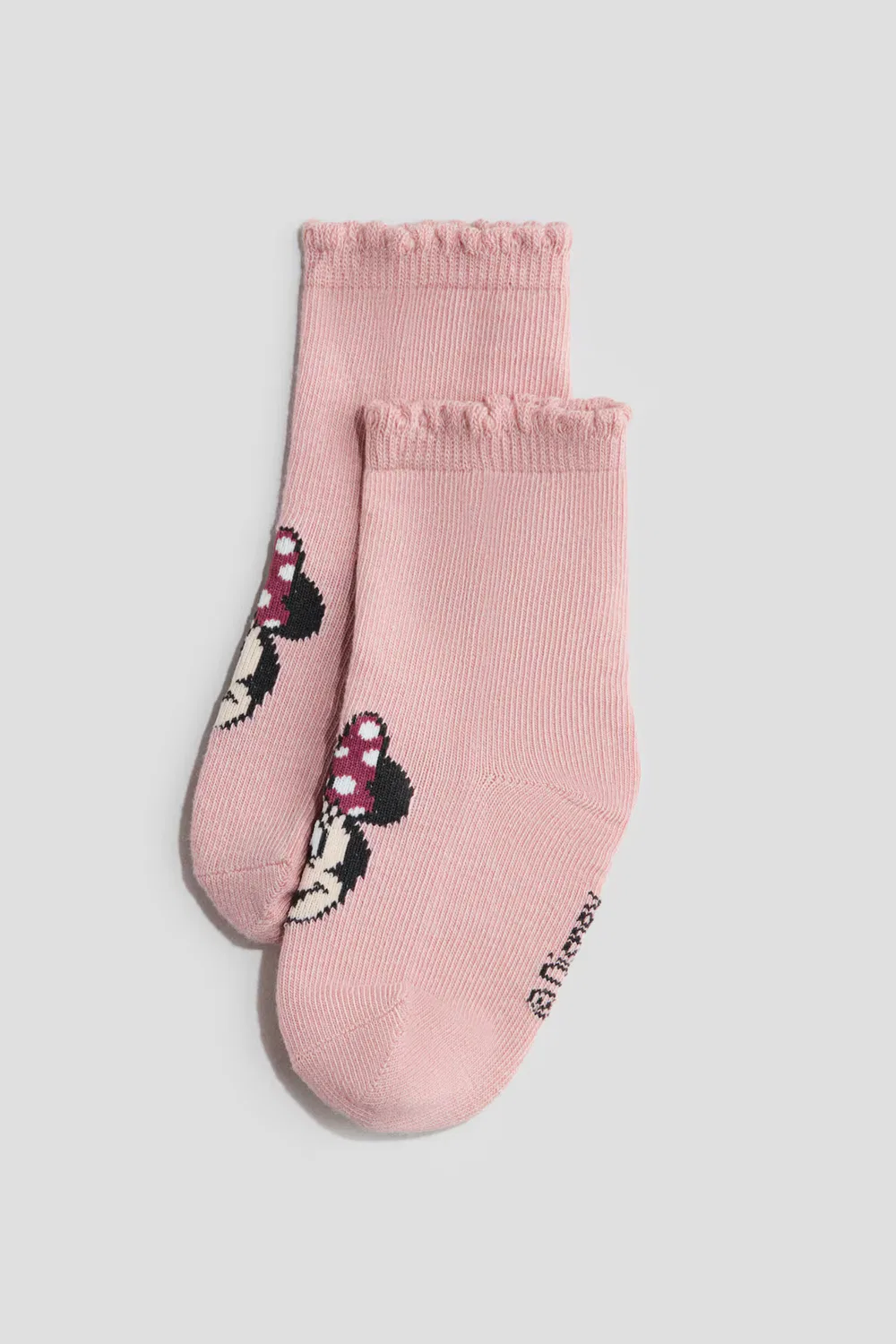 Набор из 3 жаккардовых носков H&M, Rosa/Micky Maus — фото 2