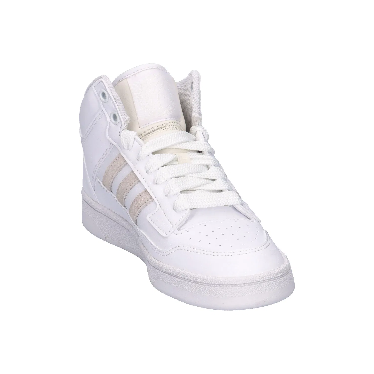 Детские кожаные кроссовки Rapid Court Mid J adidas, Weiss — фото 2
