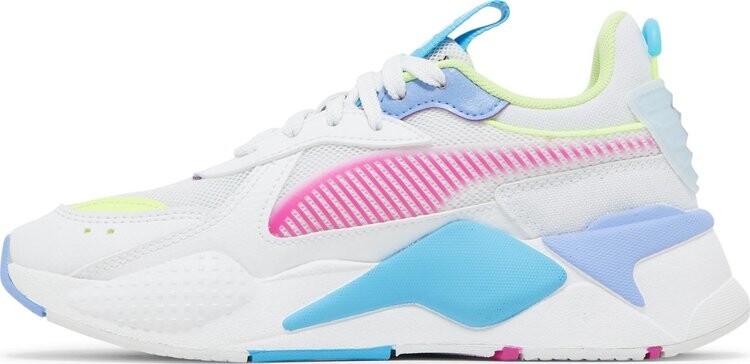 Кроссовки Puma Wmns RS-X Airbrush - Ultra Magenta, белый — фото 3