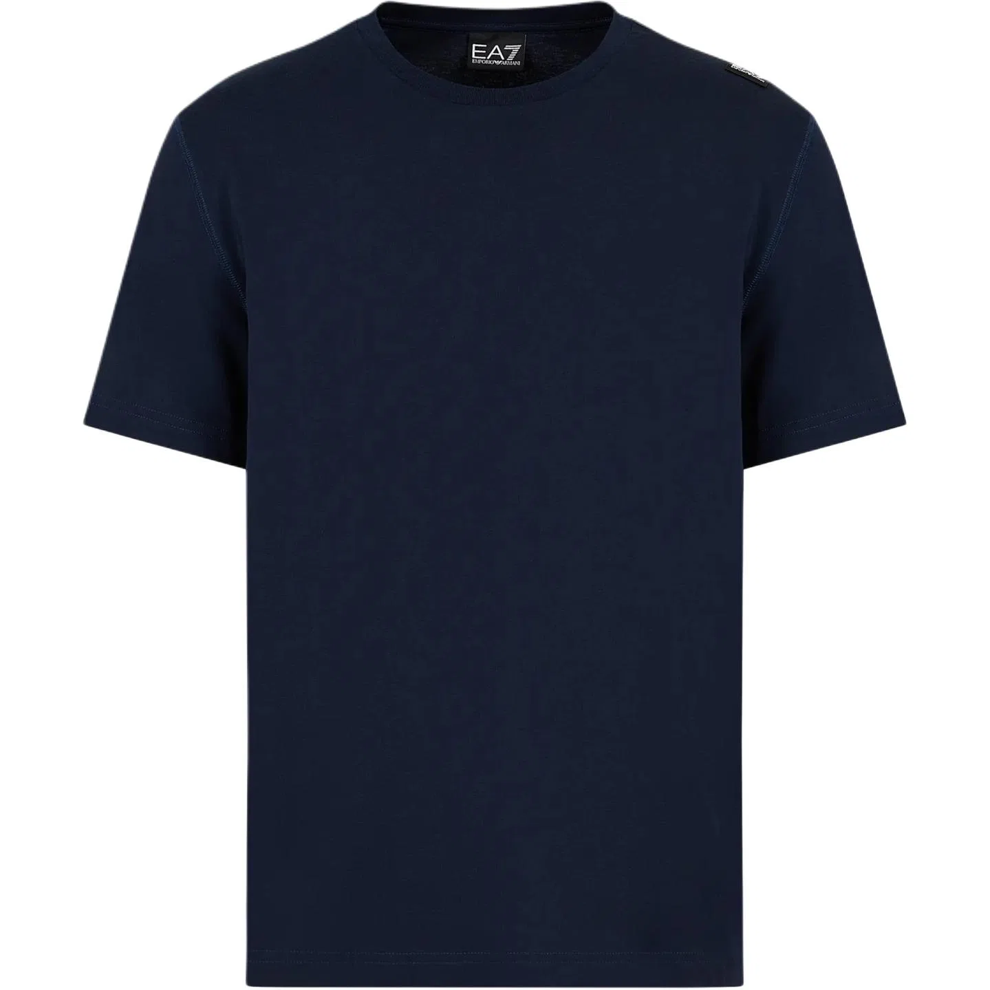 Мужская футболка с коротким рукавом с принтом EA7 Letter Logo Emporio Armani, Navy Blue