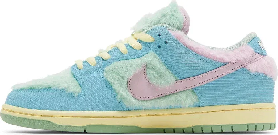 Детские кроссовки для скейтбординга с низким верхом SB Dunk Low Verdy Visty Nike, Schwarz — фото 3