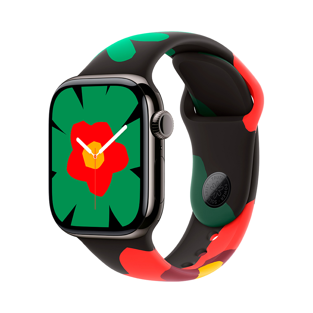 

Умные часы Apple Watch Series 11 (GPS+Cellular), 42 мм, Slate Titanium Case/Black Unity Bloom Sport Band - S/M, Серый, Умные часы Apple Watch Series 11 (GPS+Cellular), 42 мм, Slate Titanium Case/Black Unity Bloom Sport Band - S/M