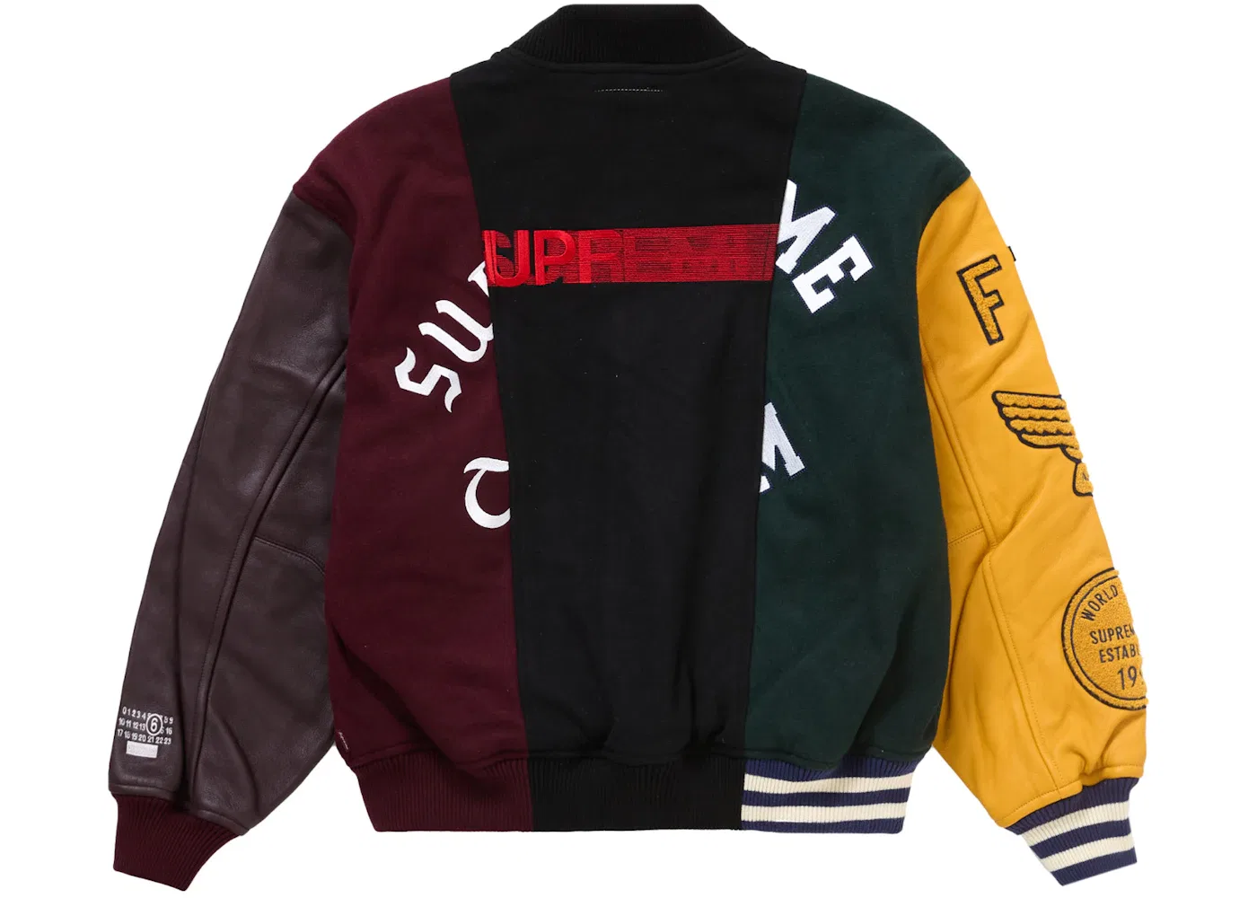 Мужская куртка-бомбер с контрастными рукавами Jacket Supreme, Multicolor — фото 3