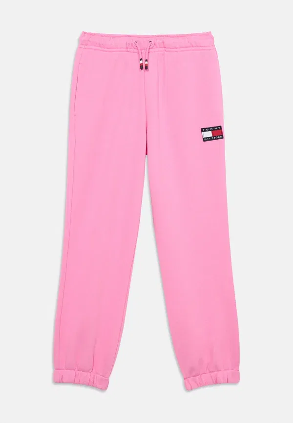 Брюки хлопковые Heritage flag unisex Tommy Hilfiger, Pink Daisy, розовый