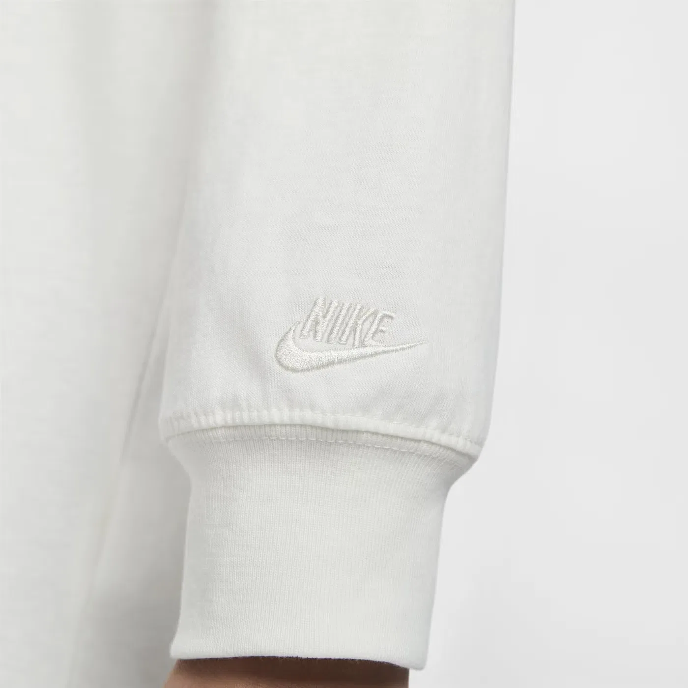 Лонгслив оверсайз с принтом Valentine's Day Nike, айвори — фото 3