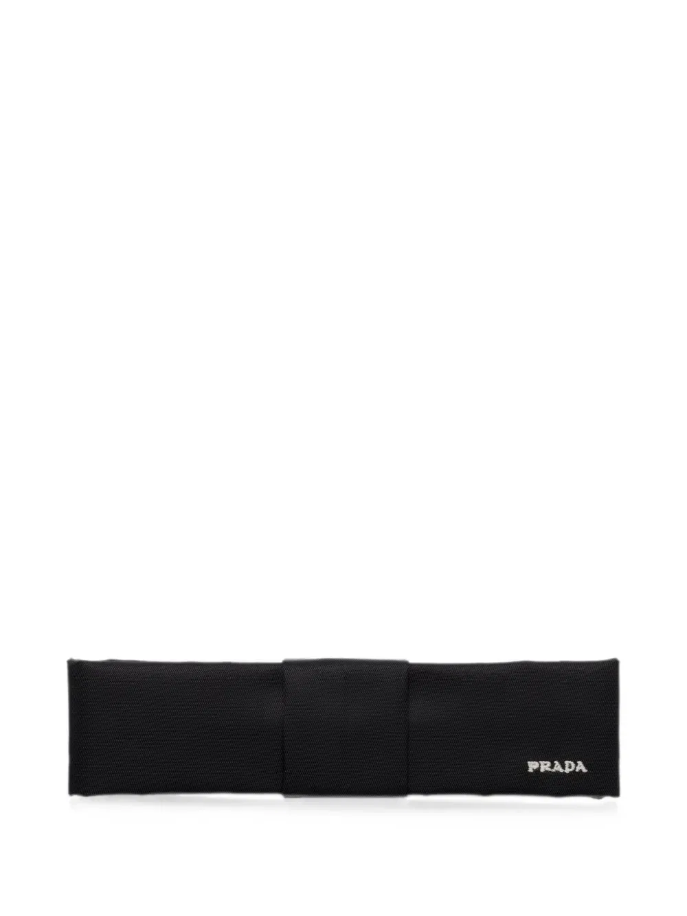 Заколка из материала Re-Nylon Prada, черный