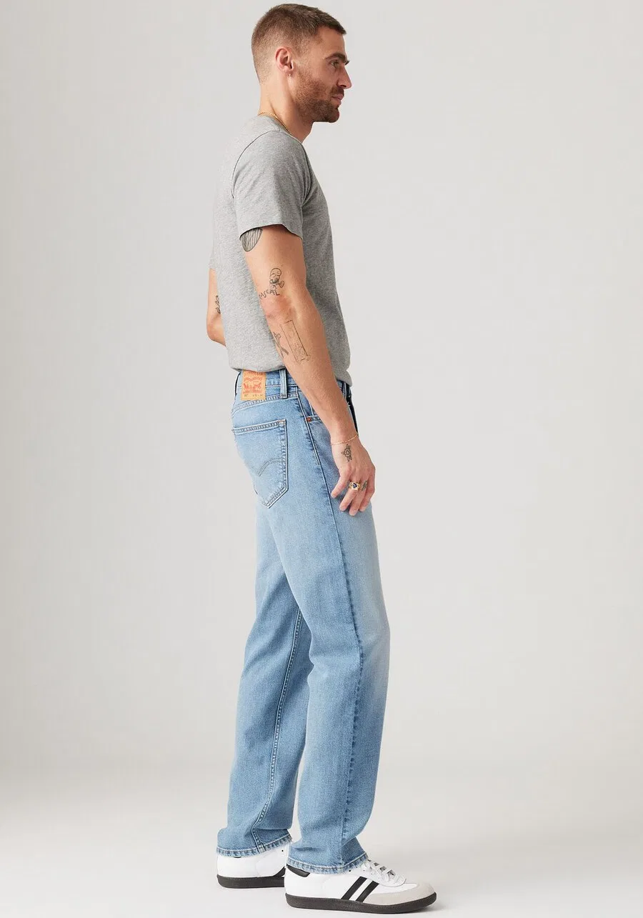 Джинсы LEVI'S Regular '505 REGULAR' светло-голубого цвета — фото 4