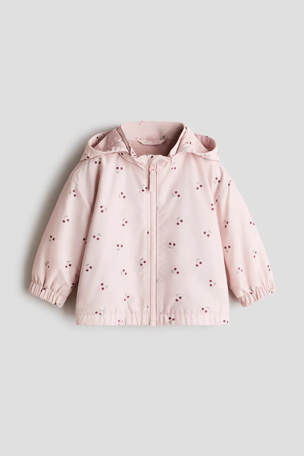 Куртка с флисовой подкладкой H&M, Hellrosa/Kirschen