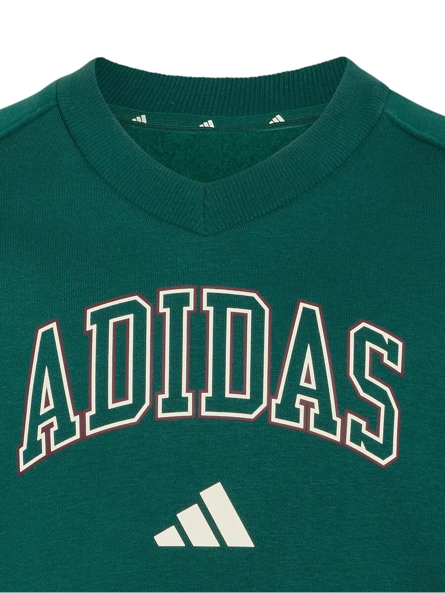 Спортивная толстовка ADIDAS SPORTSWEAR зеленого цвета — фото 3