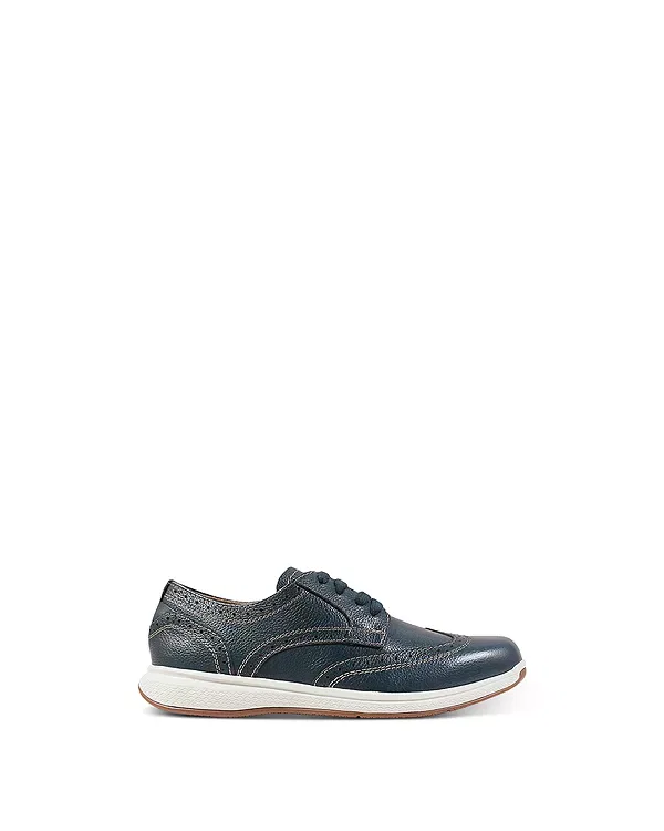 Детские классические туфли для мальчиков на шнуровке Great Lakes Wingtip Oxfords Florsheim Kids, Cognac — фото 4