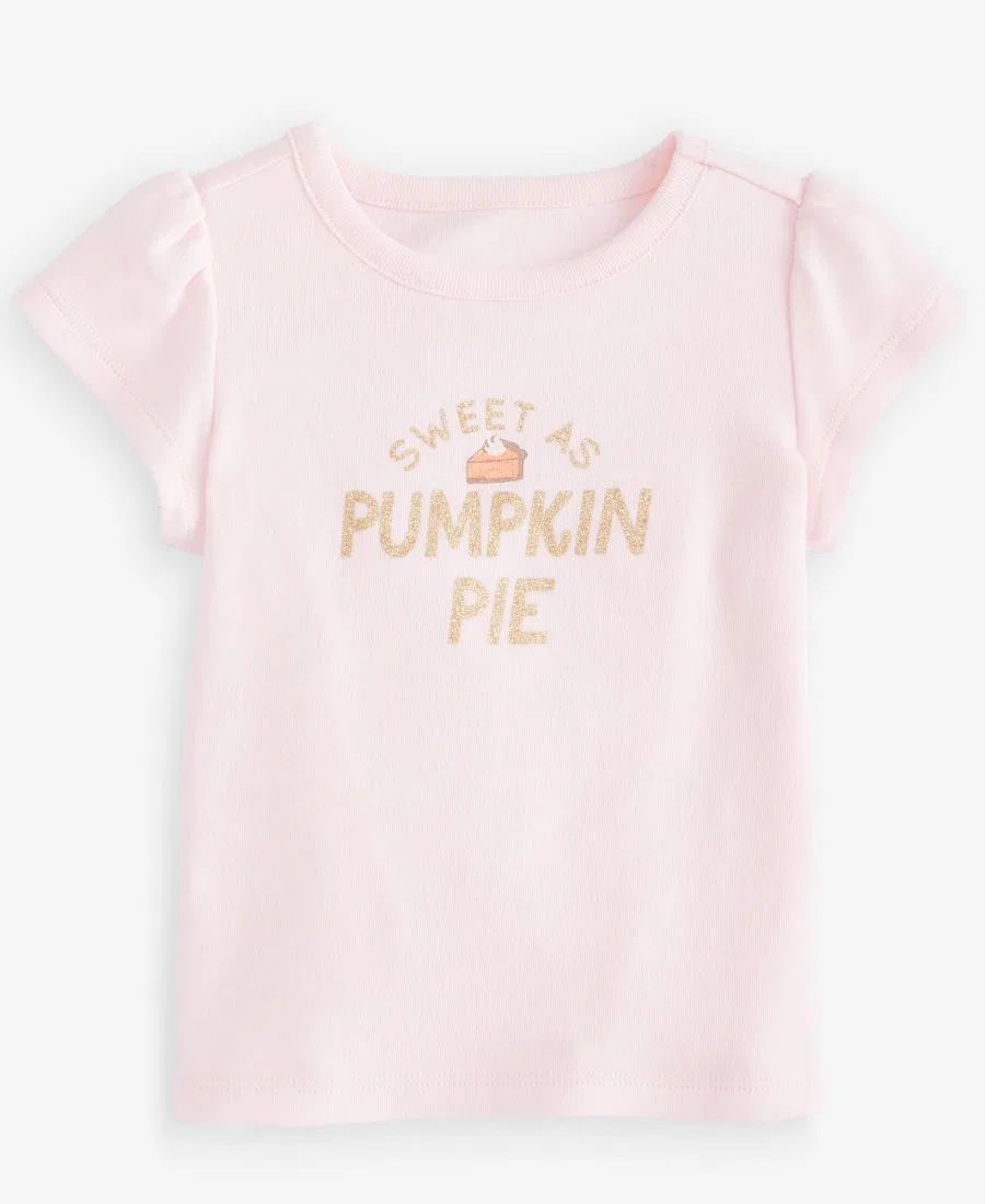 Футболка с коротким рукавом Sweet as Pumpkin Pie First Impressions, Pink Polish