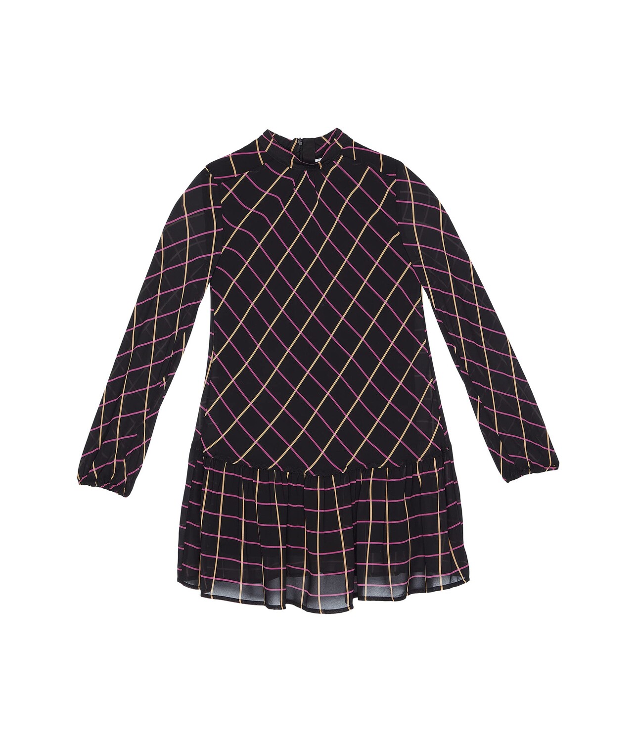 

Платье MILLY MINIS, Rori Windowpane Chiffon Dress