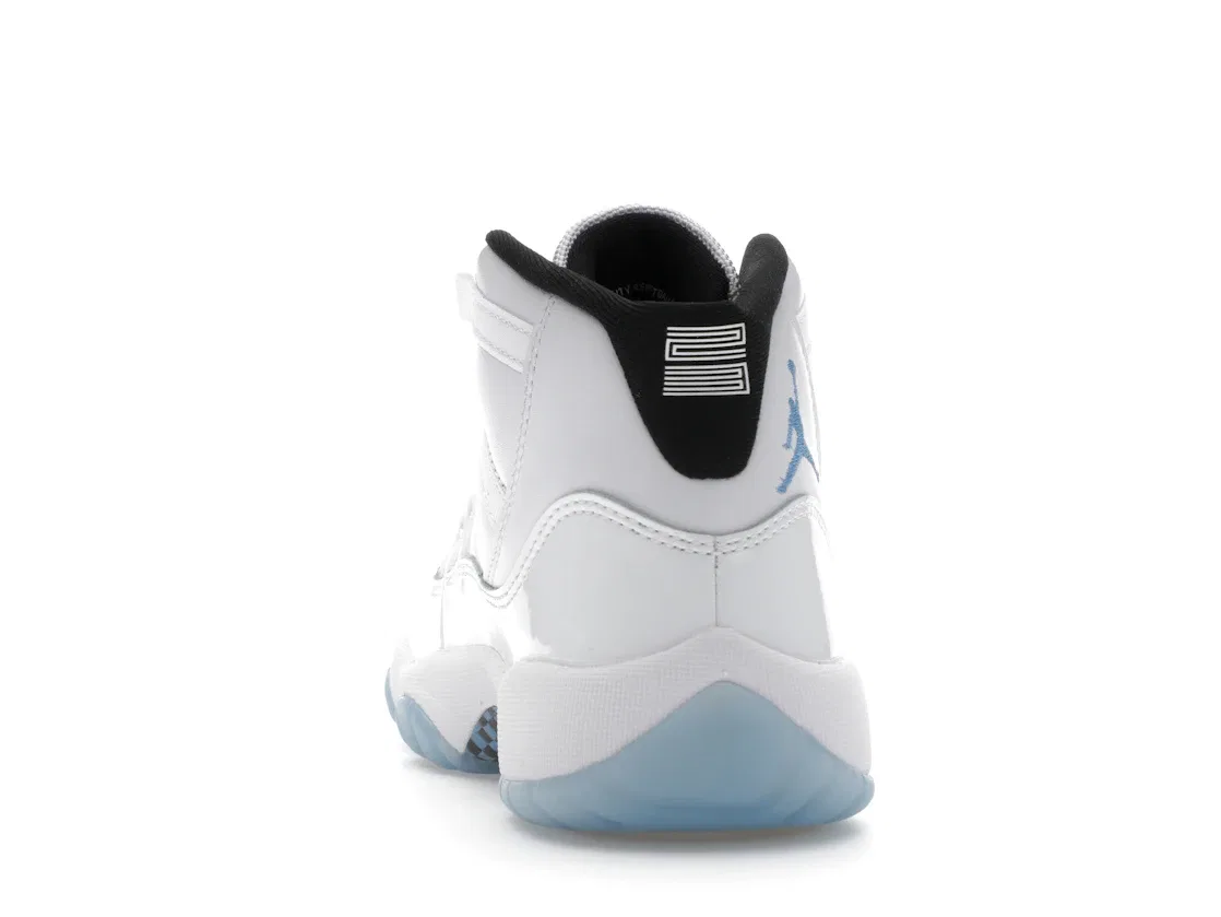 Детские кроссовки Lifestyle с легендарным дизайном Jordan 11 Retro Jordan, White/Legend Blue/Black — фото 4