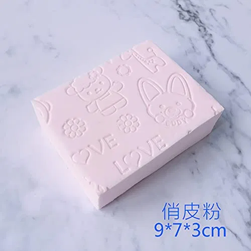 Детская губка для ванны Chtom, 9x7x3 см, Pink — фото 4