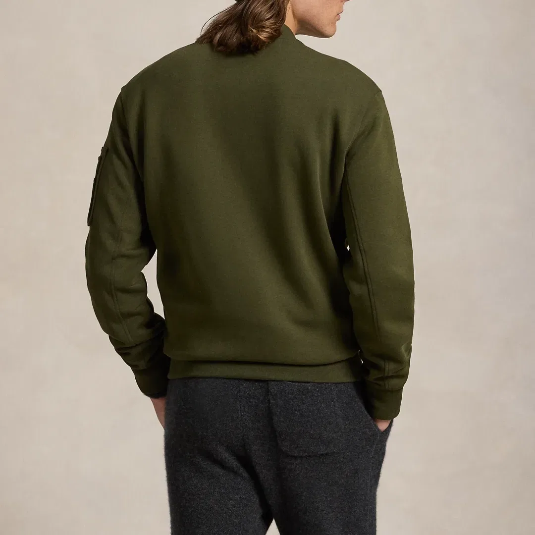 Мужской джемпер с длинным рукавом Polo Ralph Lauren, Olive Green — фото 4